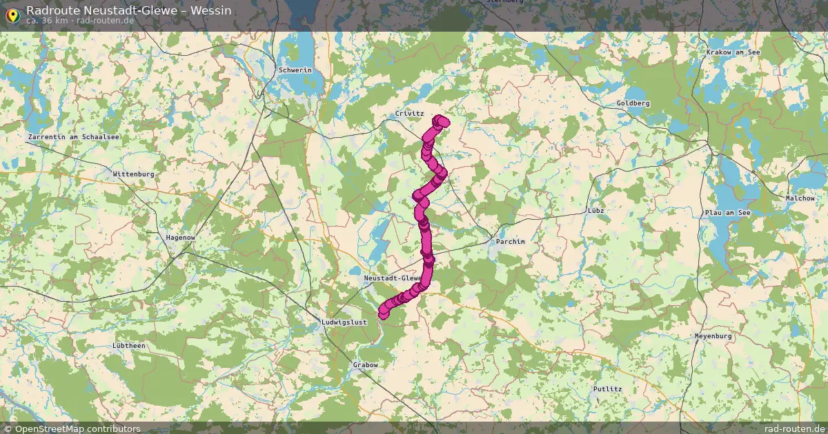 Radtour Neustadt-Glewe – Wessin