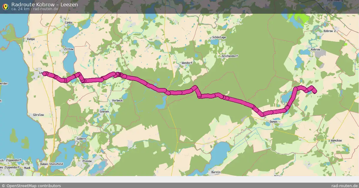 Radtour Kobrow – Leezen