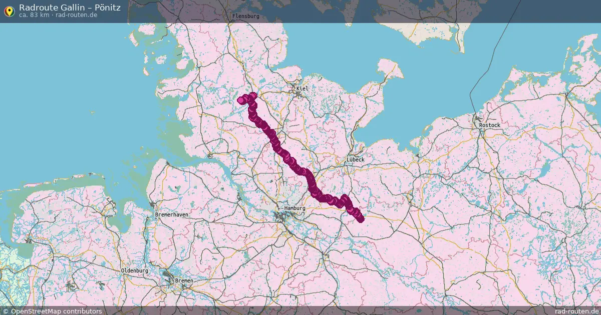 Radtour Gallin – Pönitz