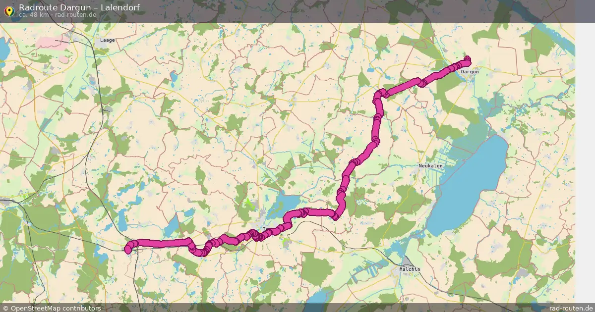 Radtour Dargun – Lalendorf