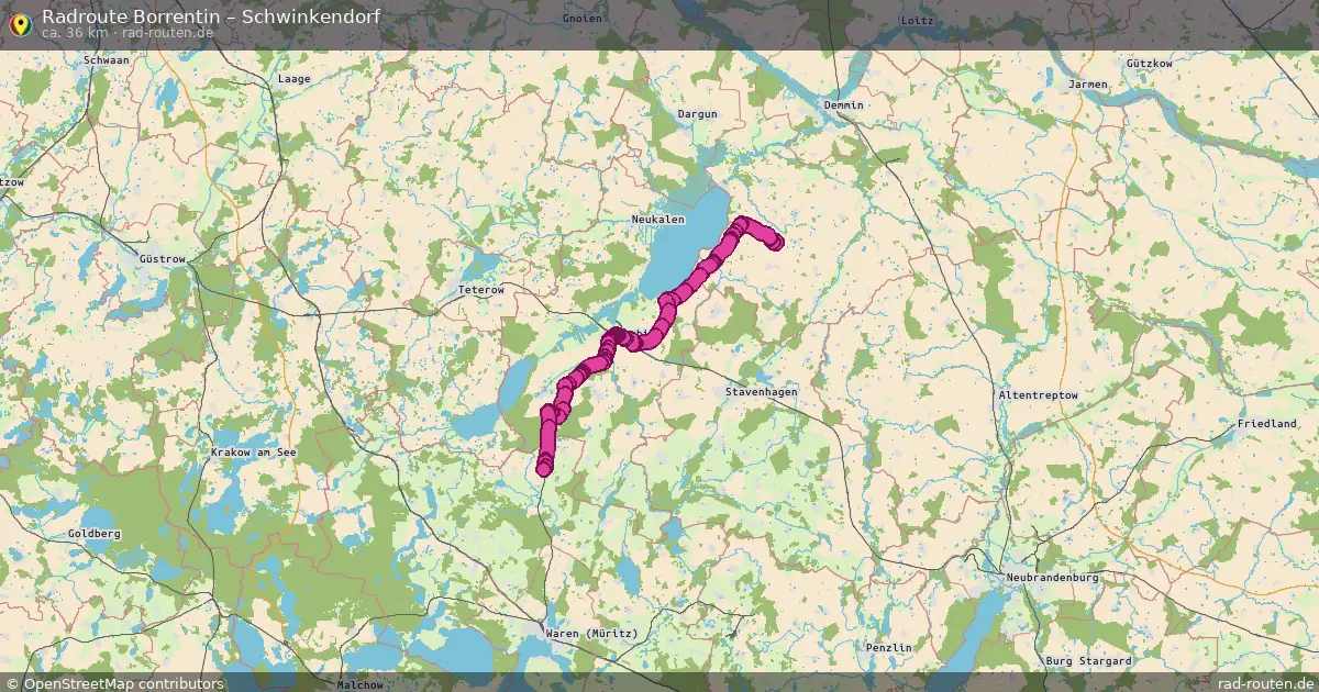 Radtour Borrentin – Schwinkendorf