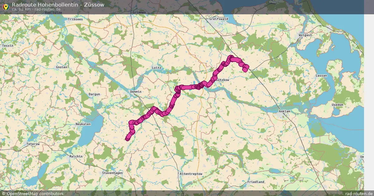 Radtour Hohenbollentin – Züssow