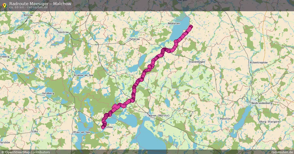Radtour Meesiger – Malchow
