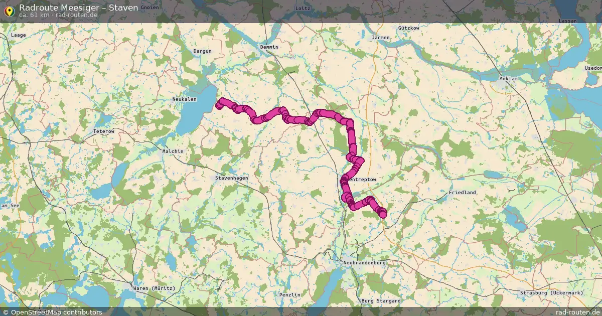 Radtour Meesiger – Staven