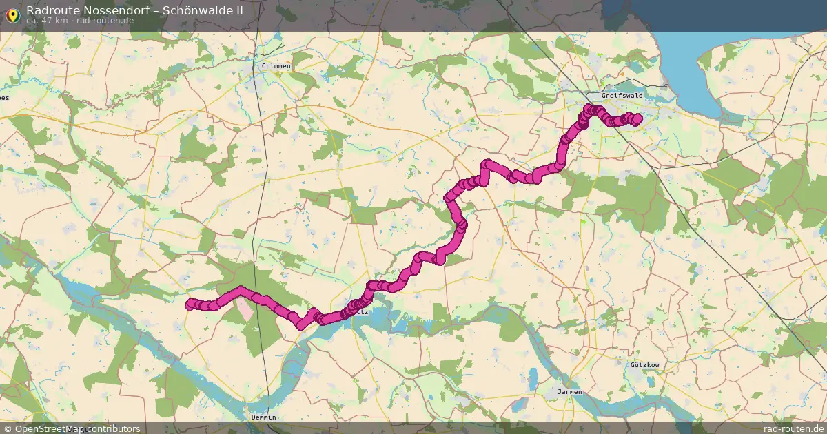 Radtour Nossendorf – Schönwalde Ii