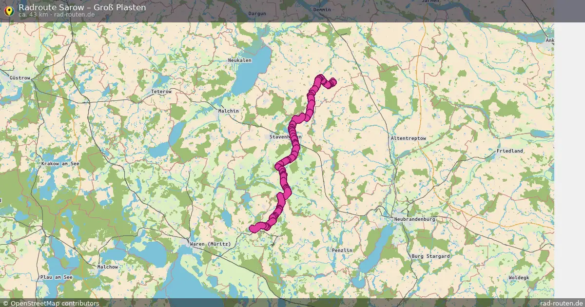 Radtour Sarow – Groß Plasten