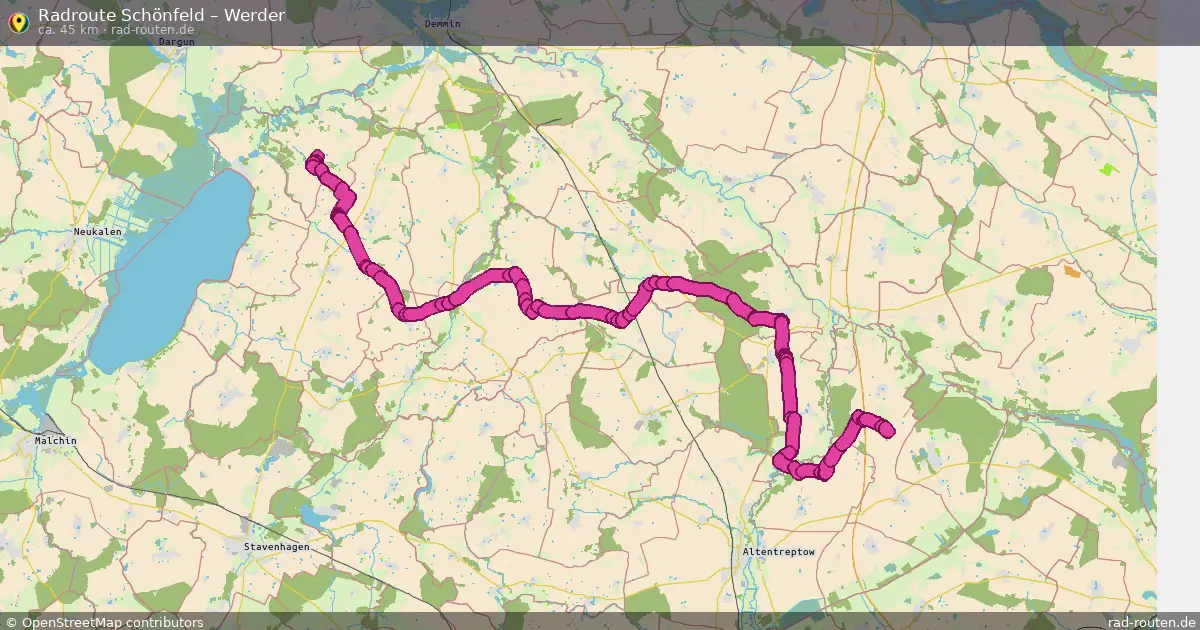 Radtour Schönfeld – Werder