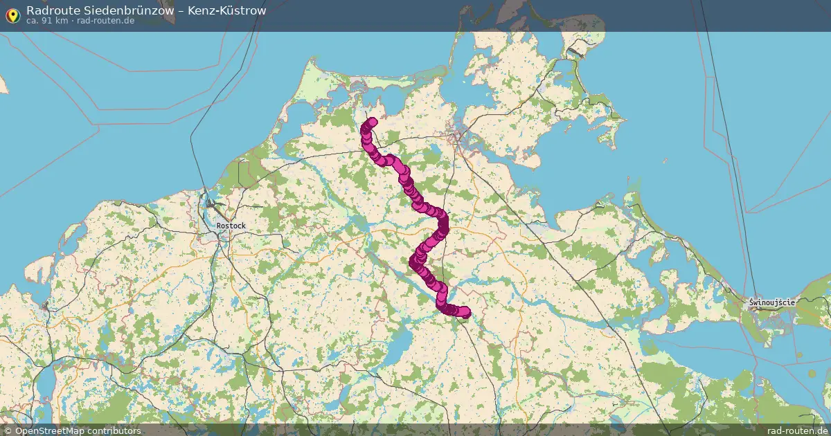 Radtour Siedenbrünzow – Kenz-Küstrow