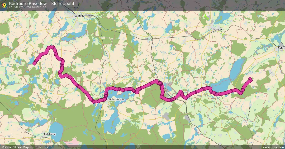 Radtour Basedow – Klein Upahl