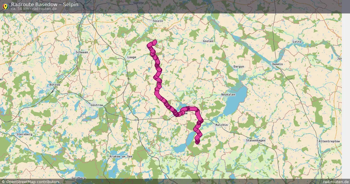 Radtour Basedow – Selpin