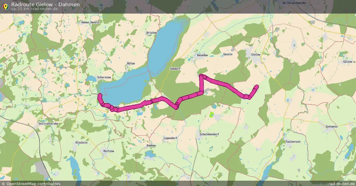 Radtour Gielow – Dahmen
