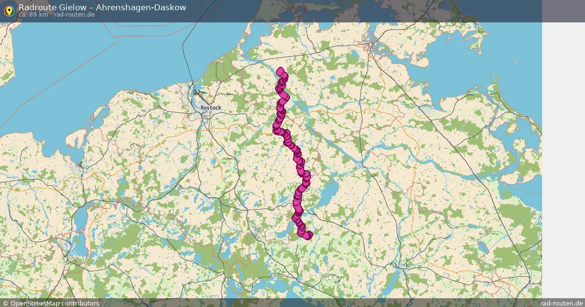 Radtour Gielow – Ahrenshagen-Daskow