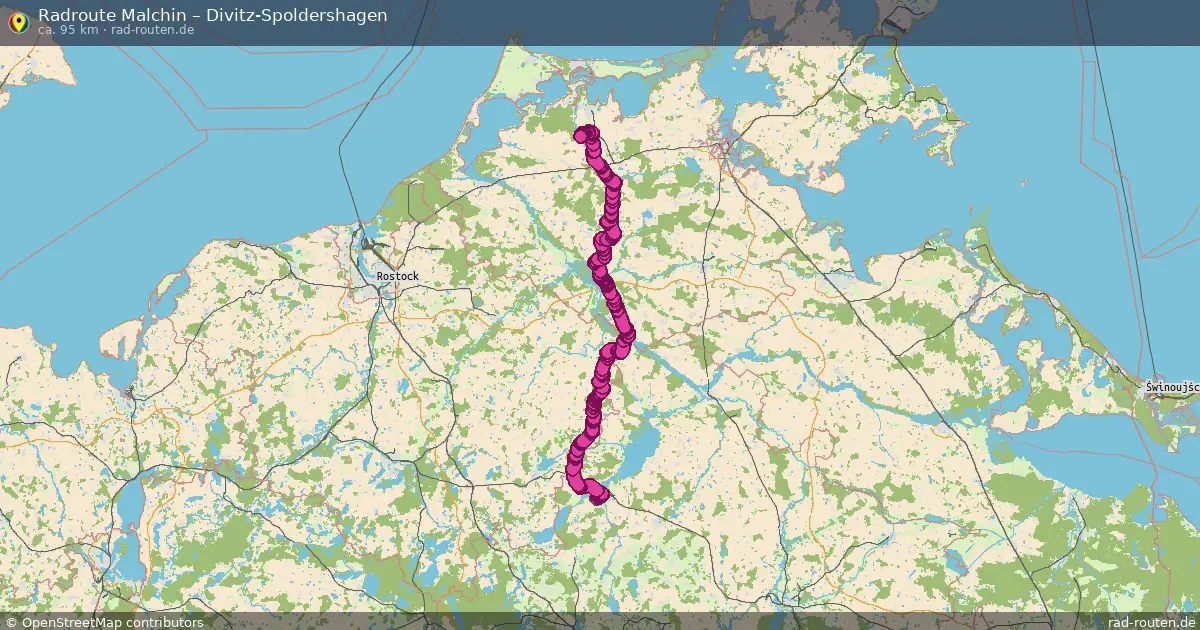 Radtour Malchin – Divitz-Spoldershagen