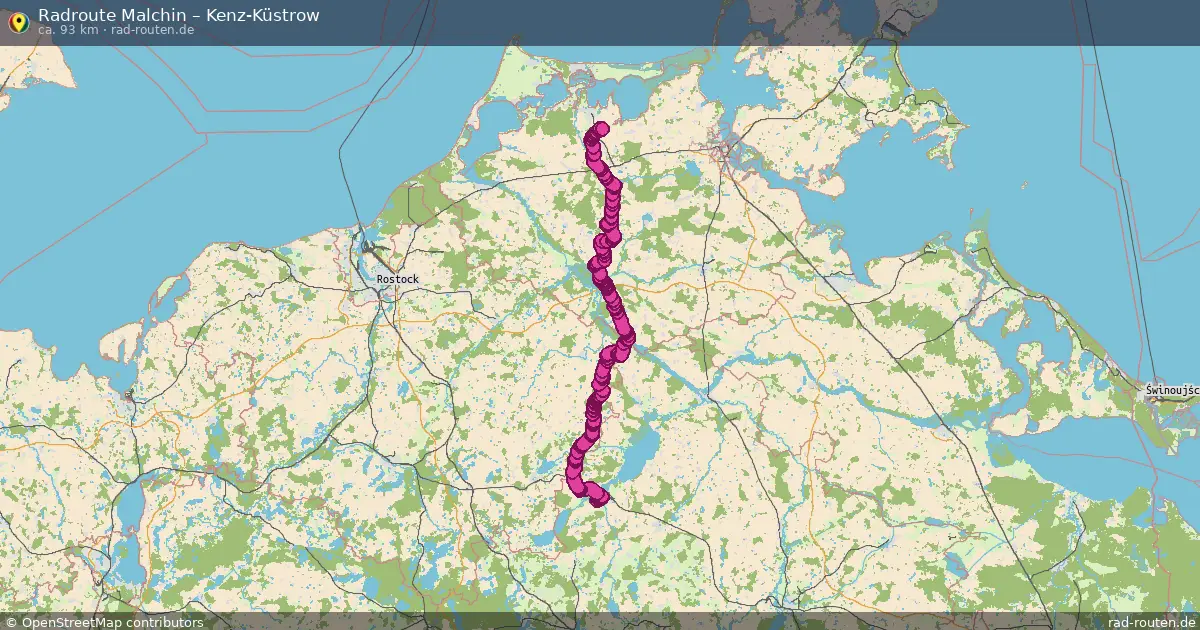 Radtour Malchin – Kenz-Küstrow