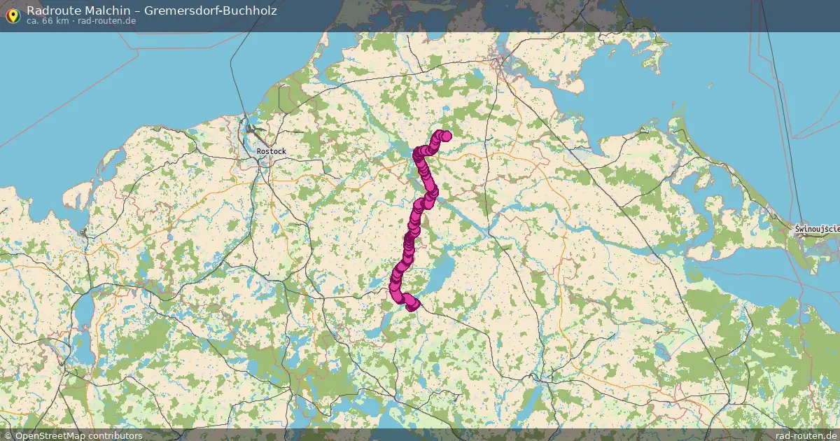 Radtour Malchin – Gremersdorf-Buchholz