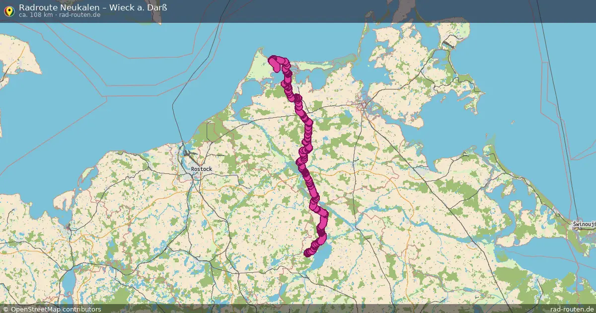 Radtour Neukalen – Wieck A. Darß