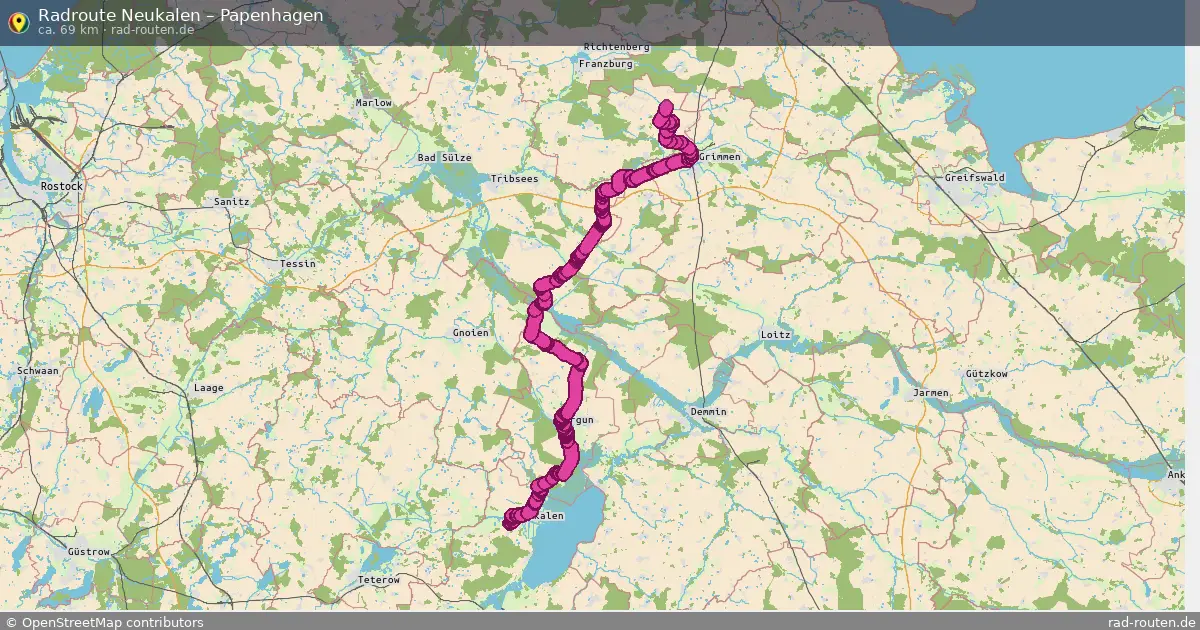 Radtour Neukalen – Papenhagen