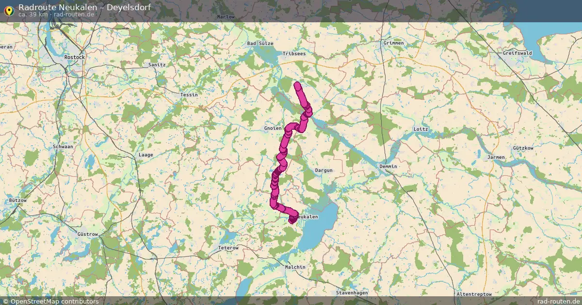 Radtour Neukalen – Deyelsdorf