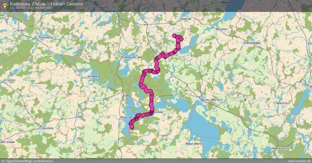 Radtour Zislow – Hohen Demzin