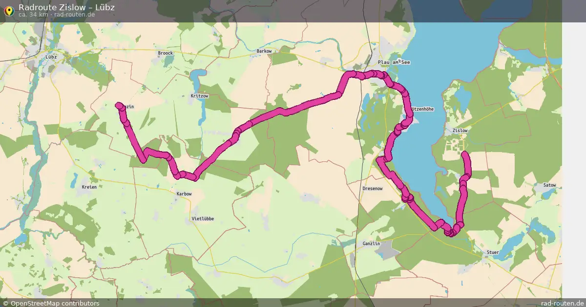 Radtour Zislow – Lübz