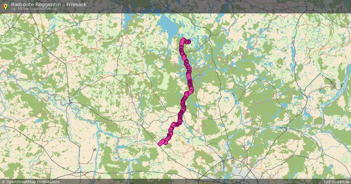 Radtour Roggentin – Friesack