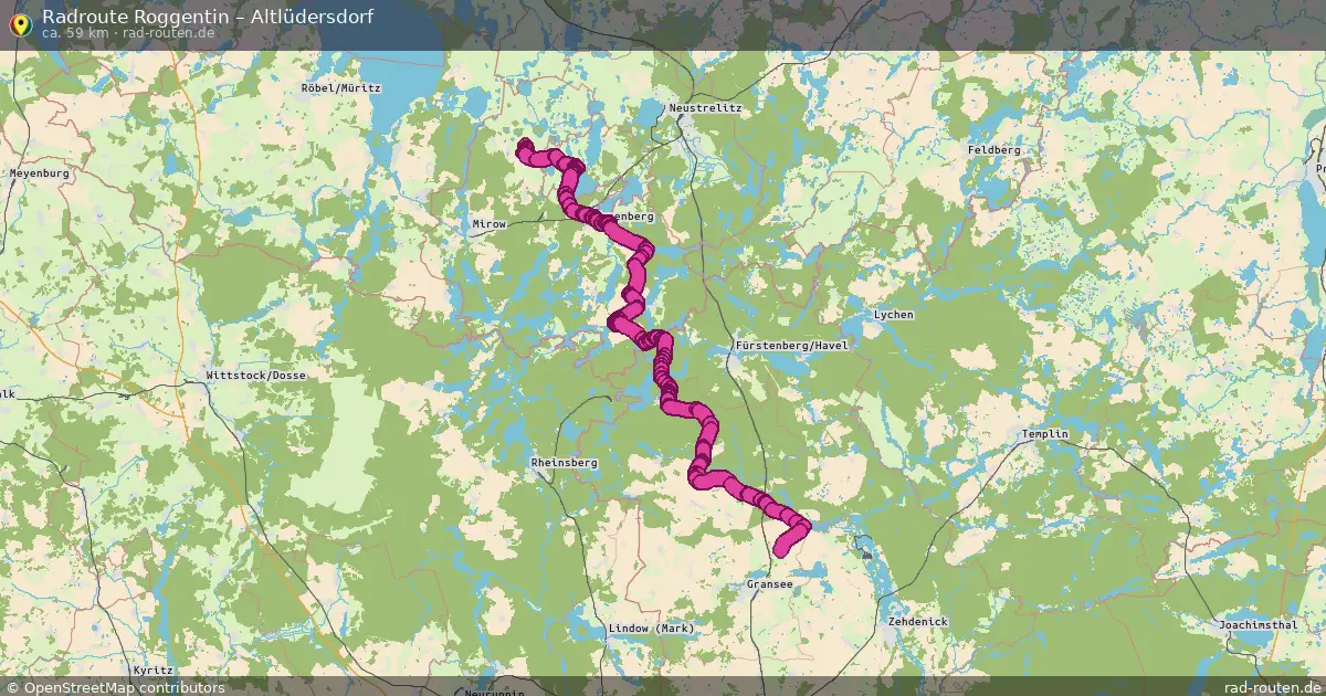 Radtour Roggentin – Altlüdersdorf