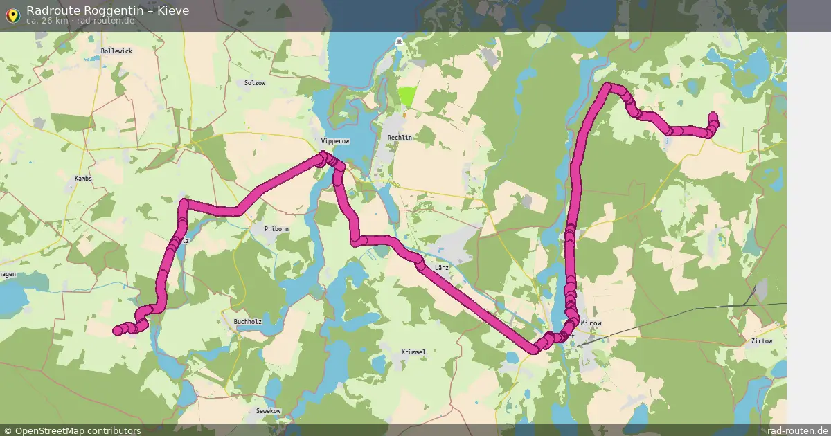 Radtour Roggentin – Kieve