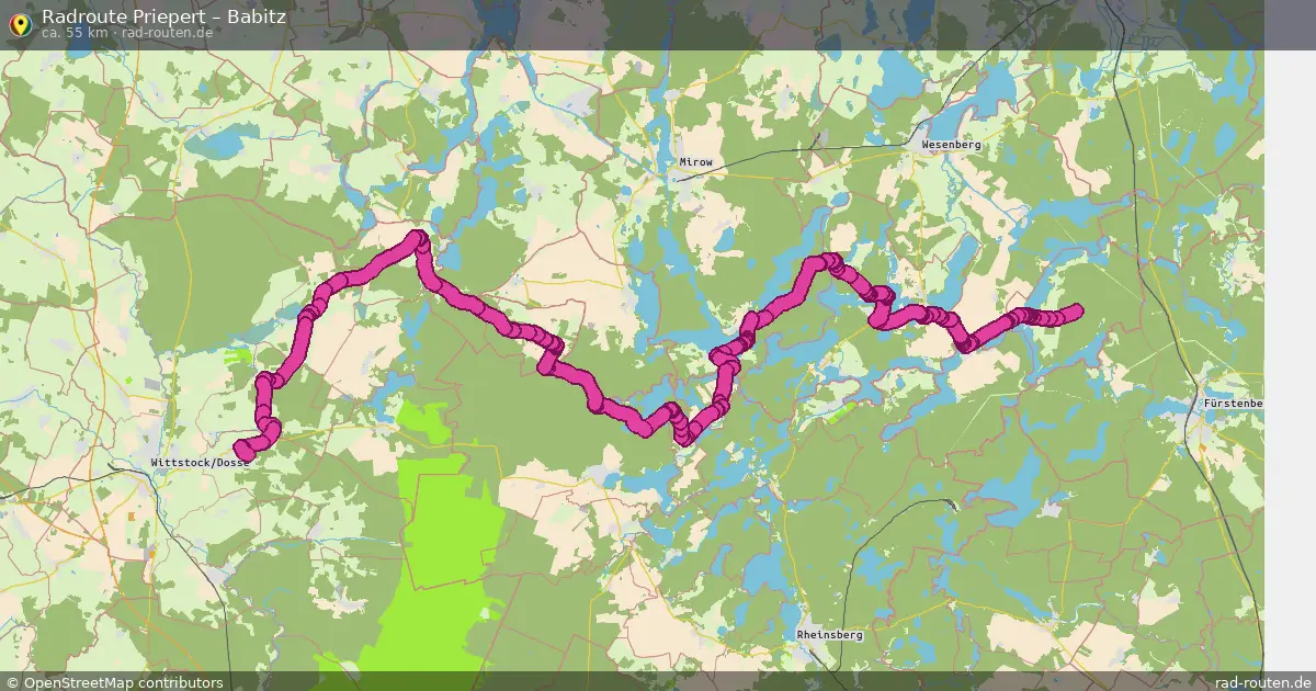 Radtour Priepert – Babitz