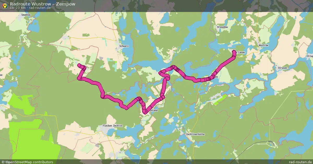 Radtour Wustrow – Zempow