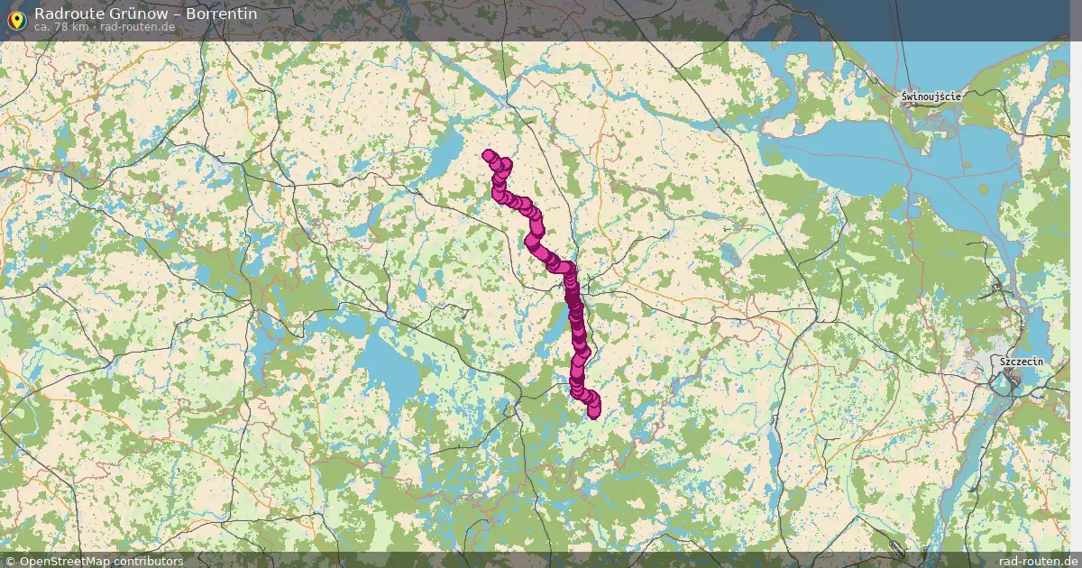 Radtour Grünow – Borrentin