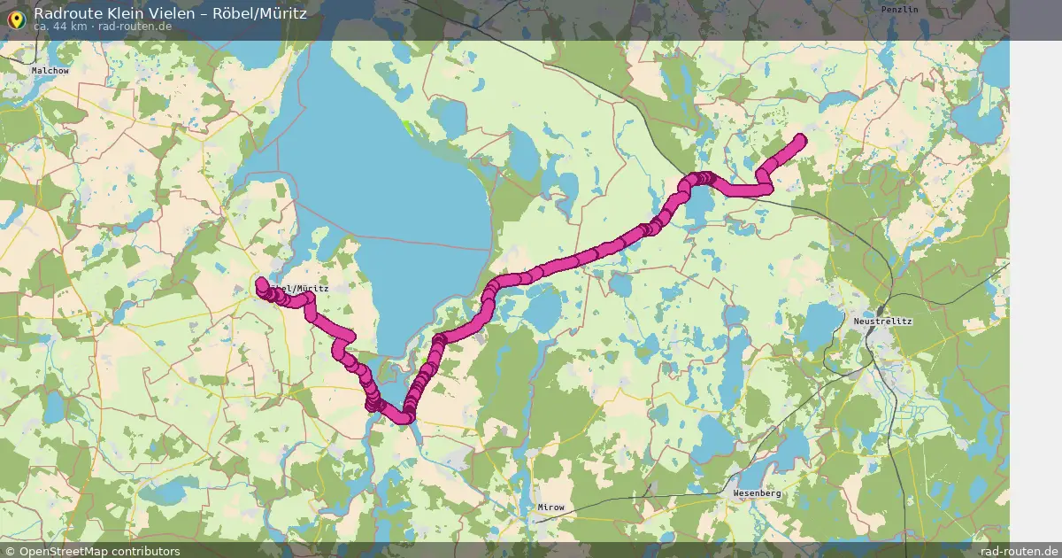 Radtour Klein Vielen – Röbel Müritz