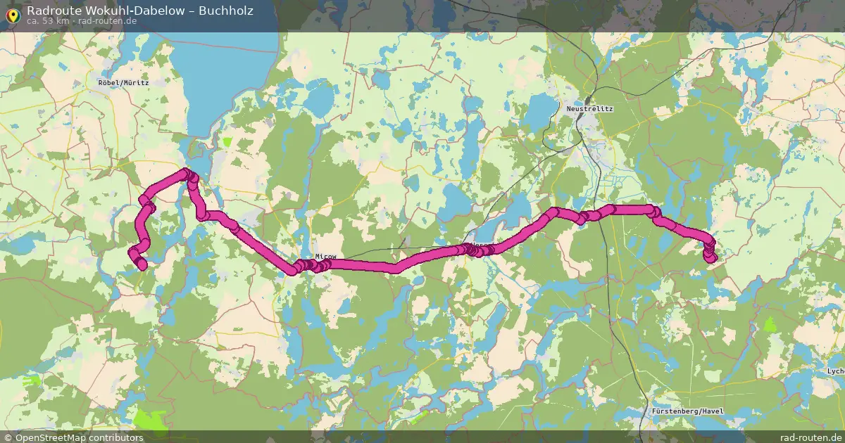 Radtour Wokuhl-Dabelow – Buchholz