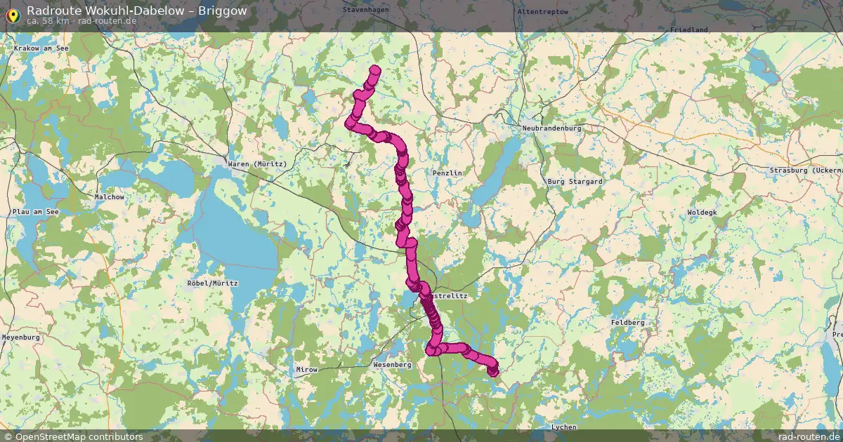 Radtour Wokuhl-Dabelow – Briggow