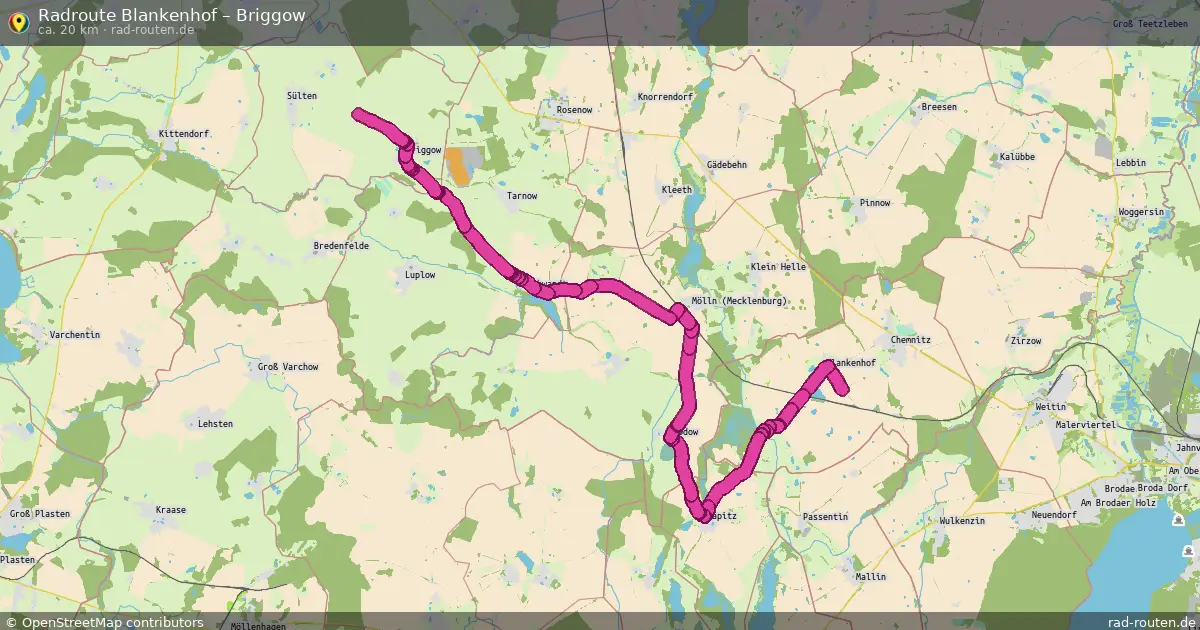 Radtour Blankenhof – Briggow
