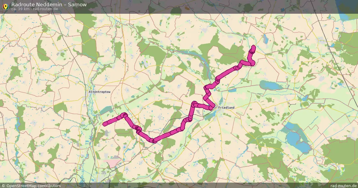 Radtour Neddemin – Sarnow