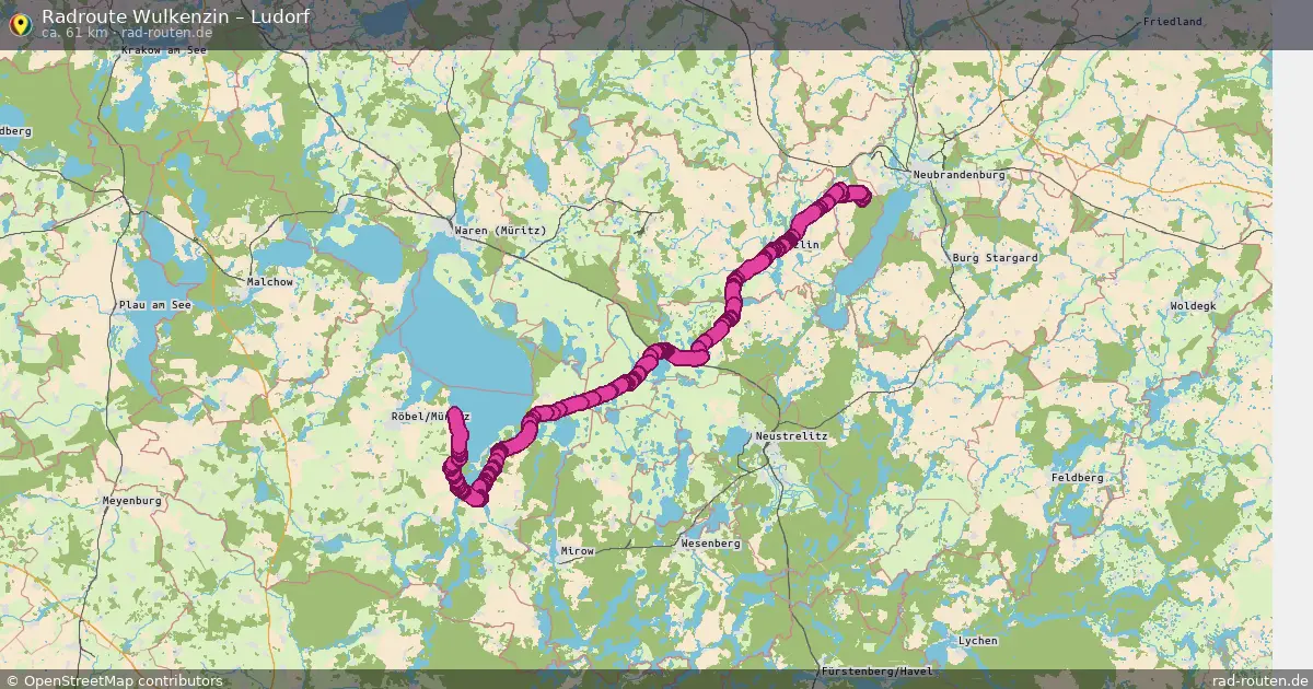 Radtour Wulkenzin – Ludorf