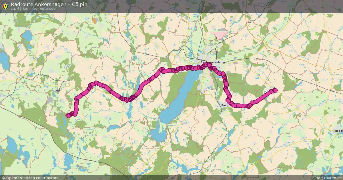 Radtour Ankershagen – Cölpin