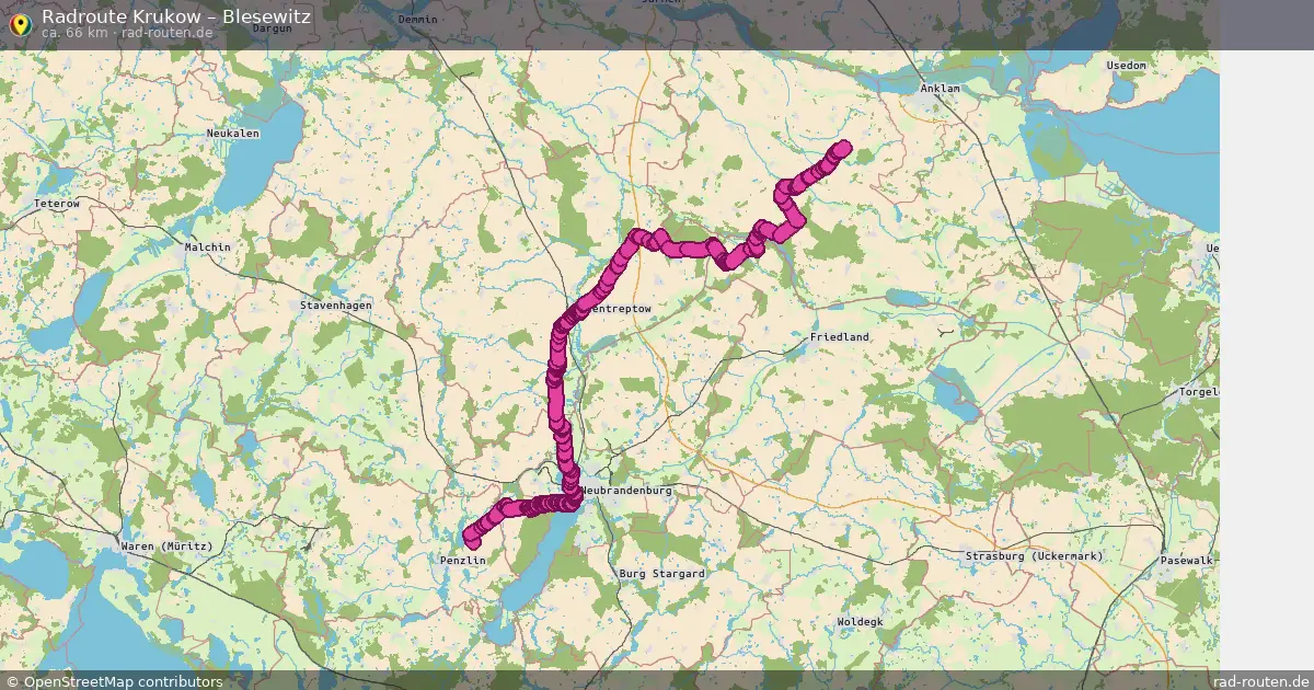 Radtour Krukow – Blesewitz