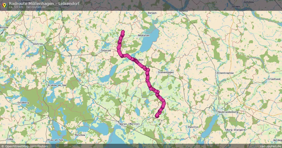 Radtour Möllenhagen – Lelkendorf
