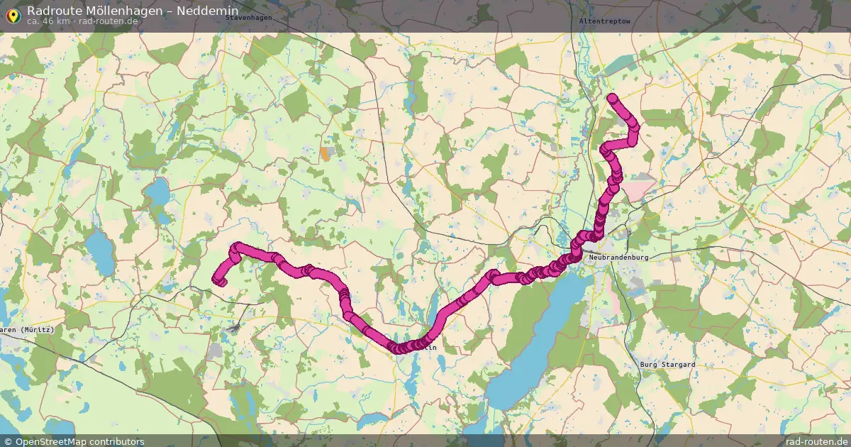 Radtour Möllenhagen – Neddemin