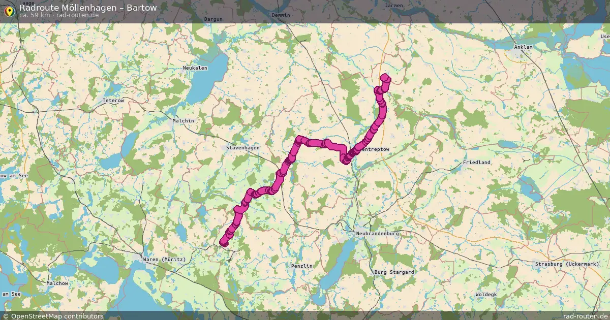 Radtour Möllenhagen – Bartow