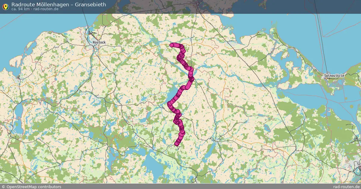 Radtour Möllenhagen – Gransebieth