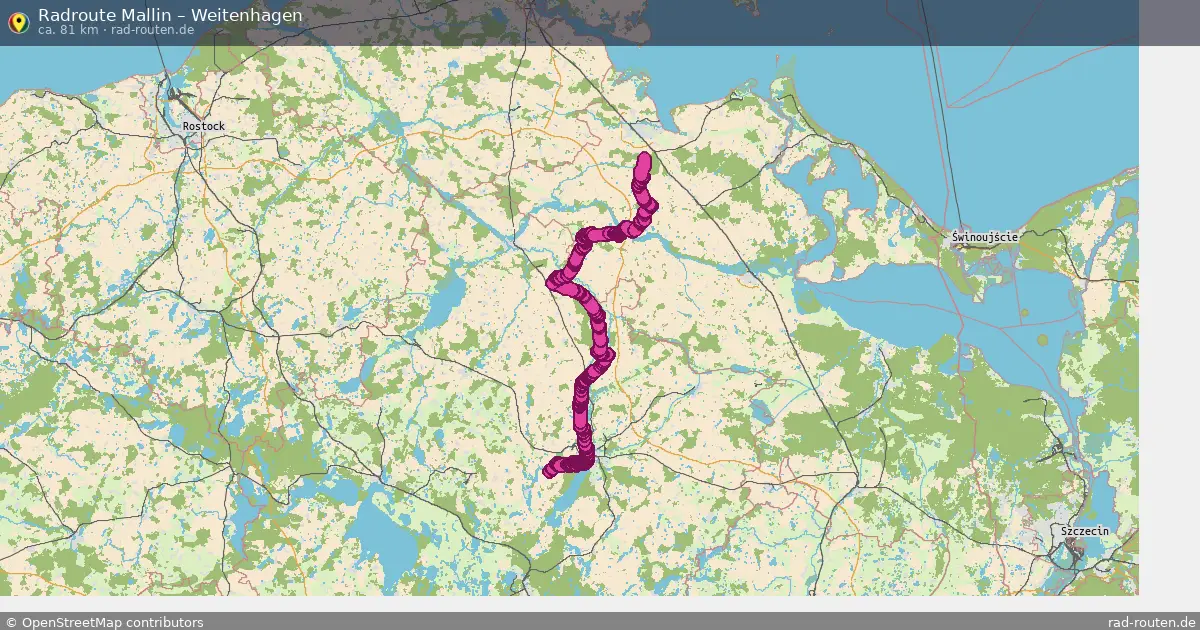 Radtour Mallin – Weitenhagen