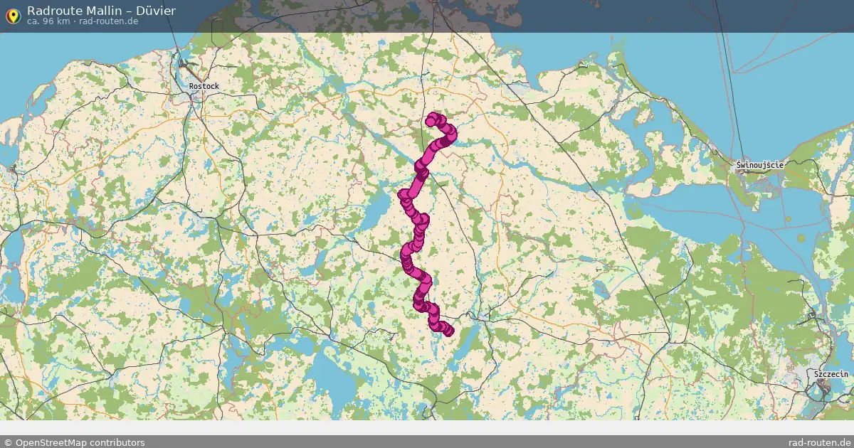 Radtour Mallin – Düvier