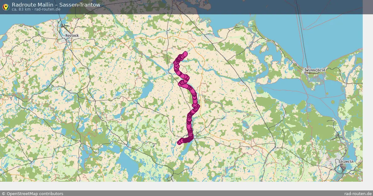 Radtour Mallin – Sassen-Trantow
