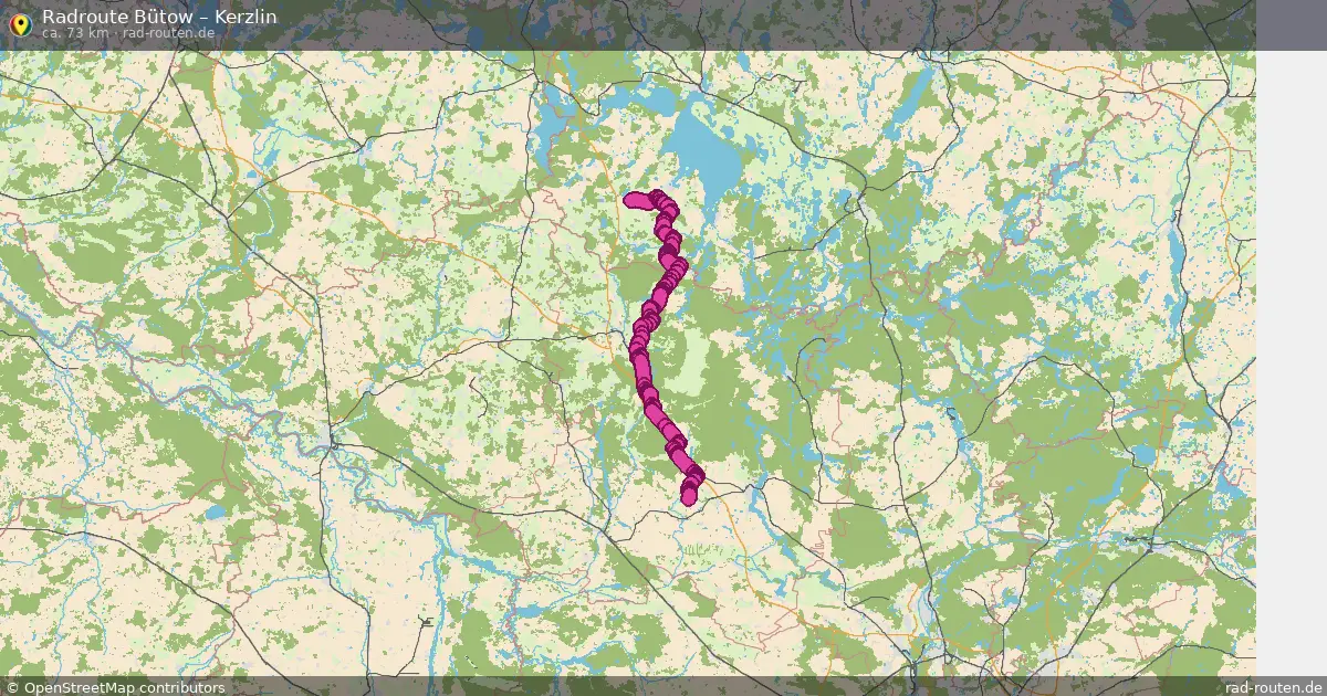 Radtour Bütow – Kerzlin