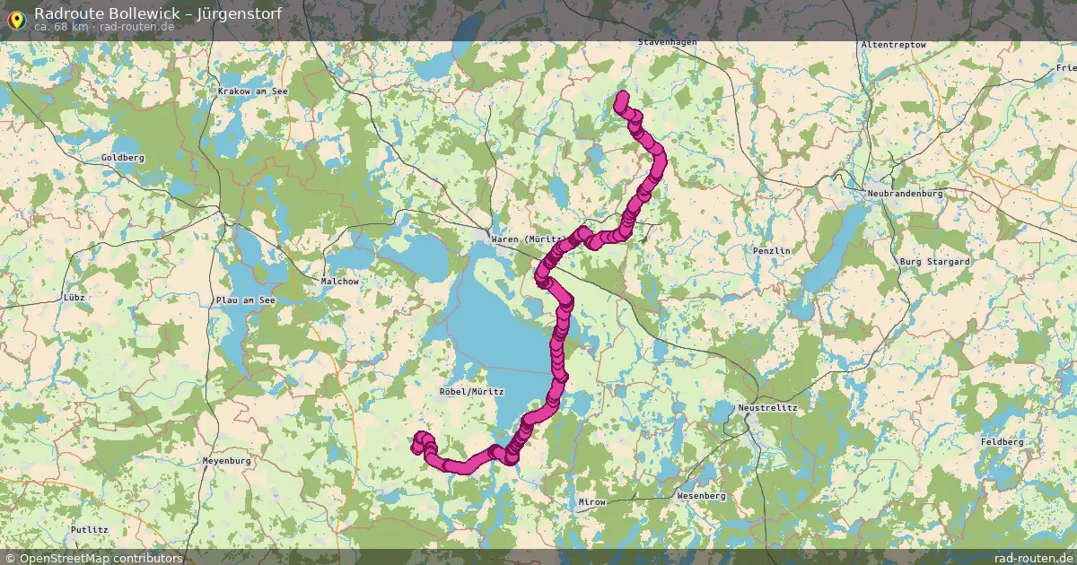 Radtour Bollewick – Jürgenstorf