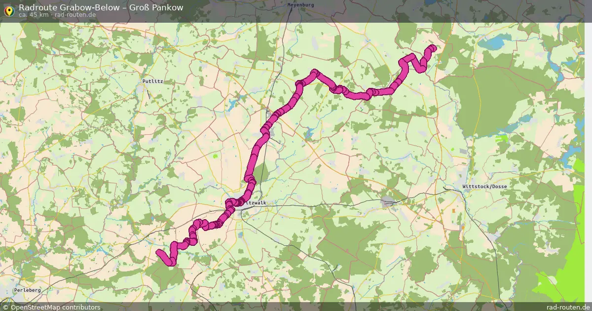 Radtour Grabow-Below – Groß Pankow