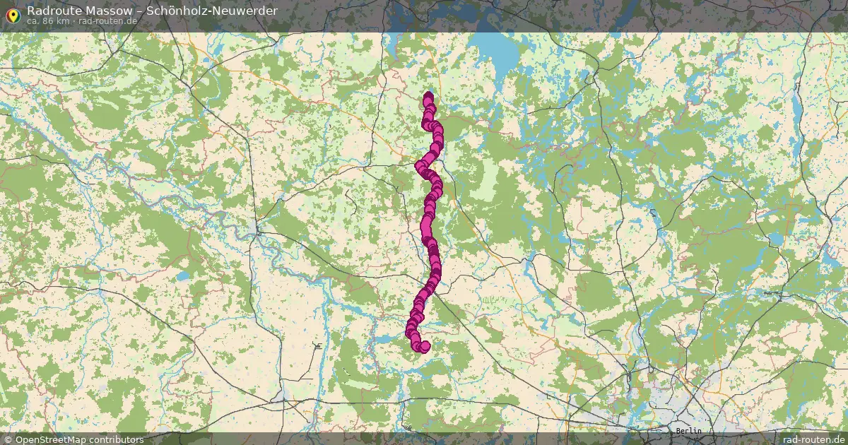 Radtour Massow – Schönholz-Neuwerder
