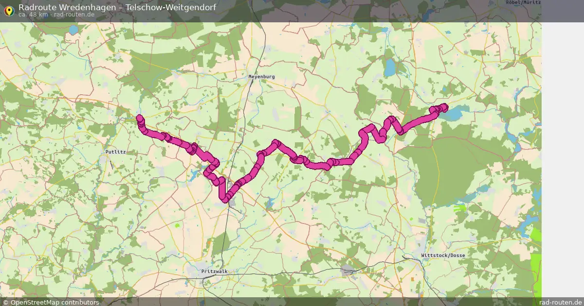 Radtour Wredenhagen – Telschow-Weitgendorf